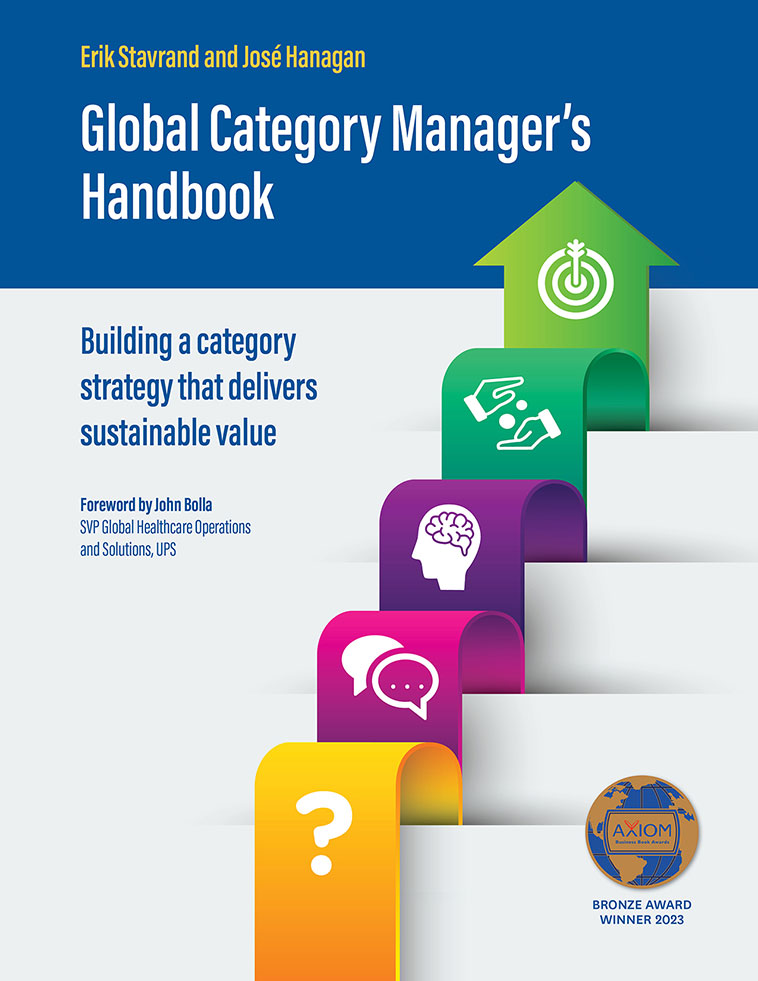 Global Category Manager's Handbook Front Cover. Building a startegy that delivers sustainable value.